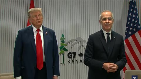 President Donald Trump meets with Canada Prime Minister Mark Carney