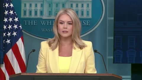 Press Sec Leavitt : The President is moving quickly as possible to end the conflicts