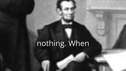Lincoln Chooses Silence