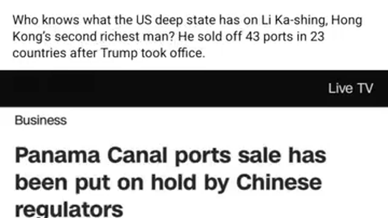 Hold on! China Said No Sale of Panama to Blackrock