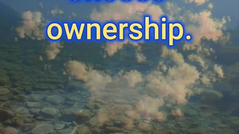 “Take Ownership of Your Life”