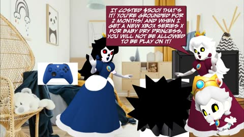 Dark Dry Princess destroys Baby Dry Princess's Xbox Series X/Grounded
