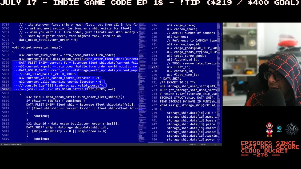 Indie Game Coding 18 - Callins, any topic, refactoring code for multiplayer
