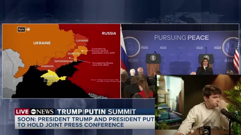 Nick Fuentes reacts to the Trump-Putin press conference