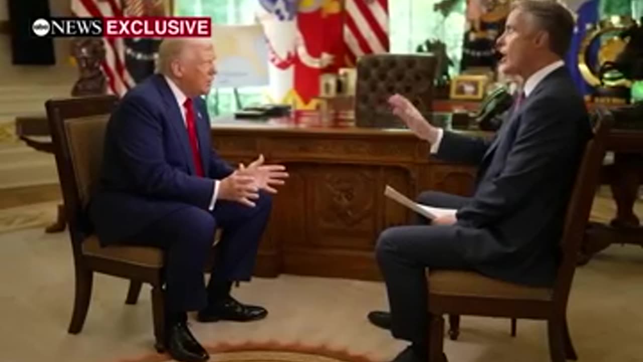 Trump obliterates ABC reporter who questioned him on tariffs