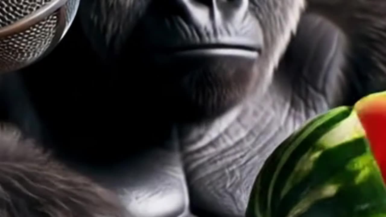 POV: Gorilla Cuts a Watermelon — “Slice… That’s a Juicy One. You Didn’t Think I Could Be Gentle?