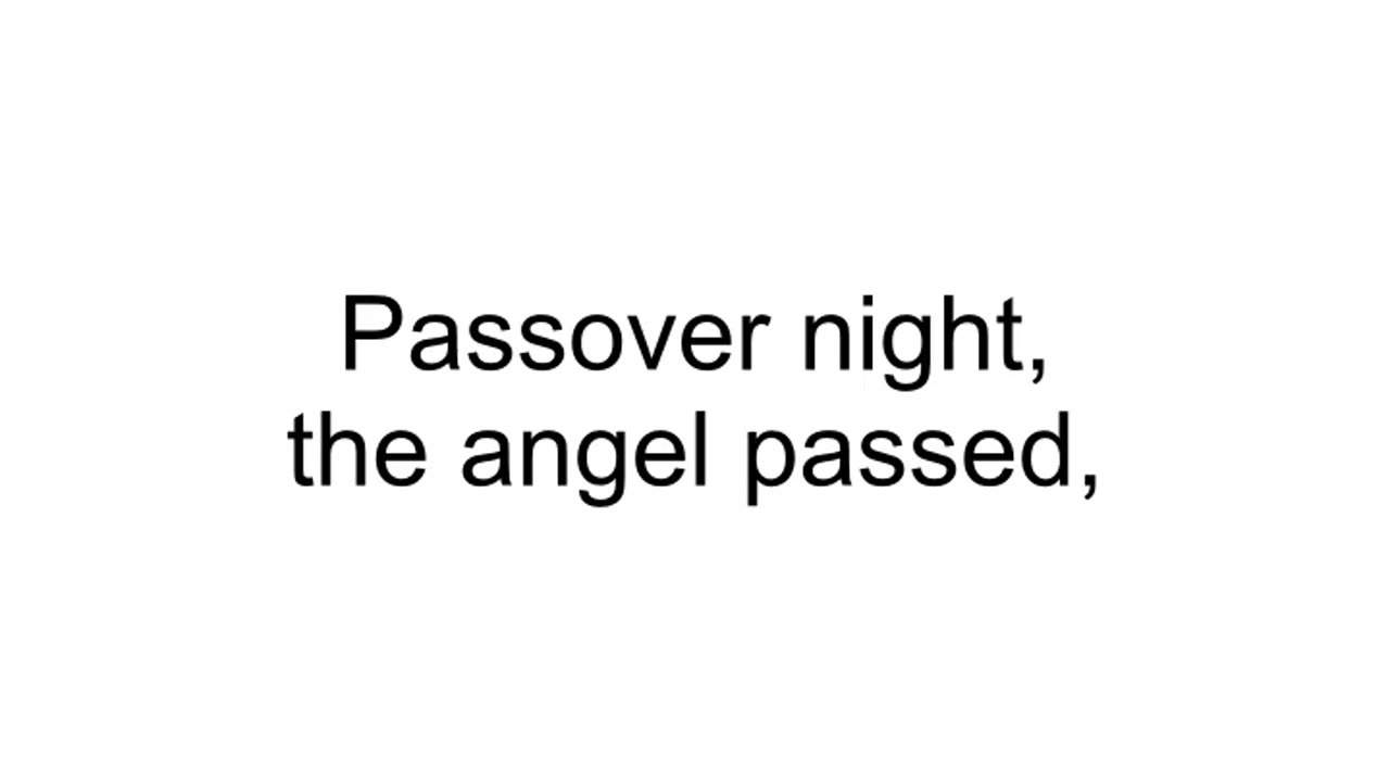 Blood and the Bread Passover lyrics video