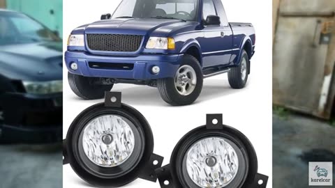 Nilight Fog Lights Assembly Compatible with 2001 2002 2003 Ford Ranger w/H10 12V