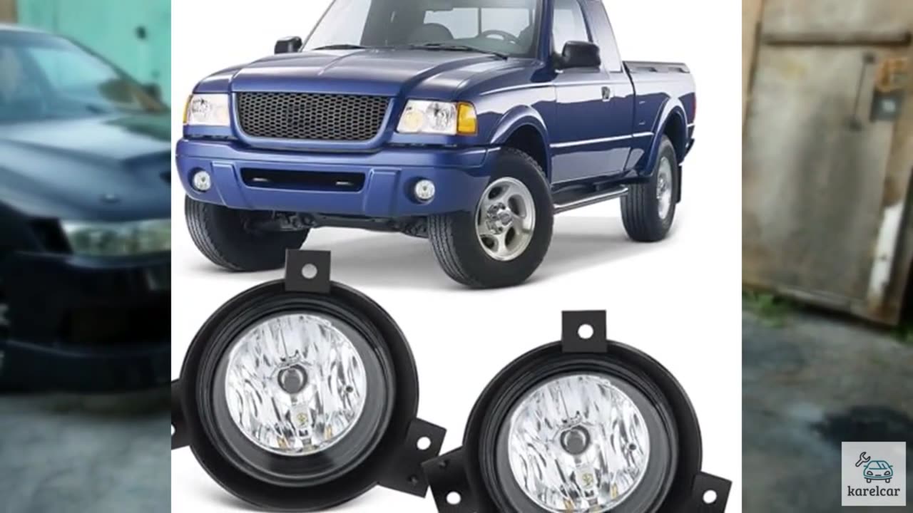 Nilight Fog Lights Assembly Compatible with 2001 2002 2003 Ford Ranger w/H10 12V