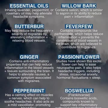Herbs for easing migraines!