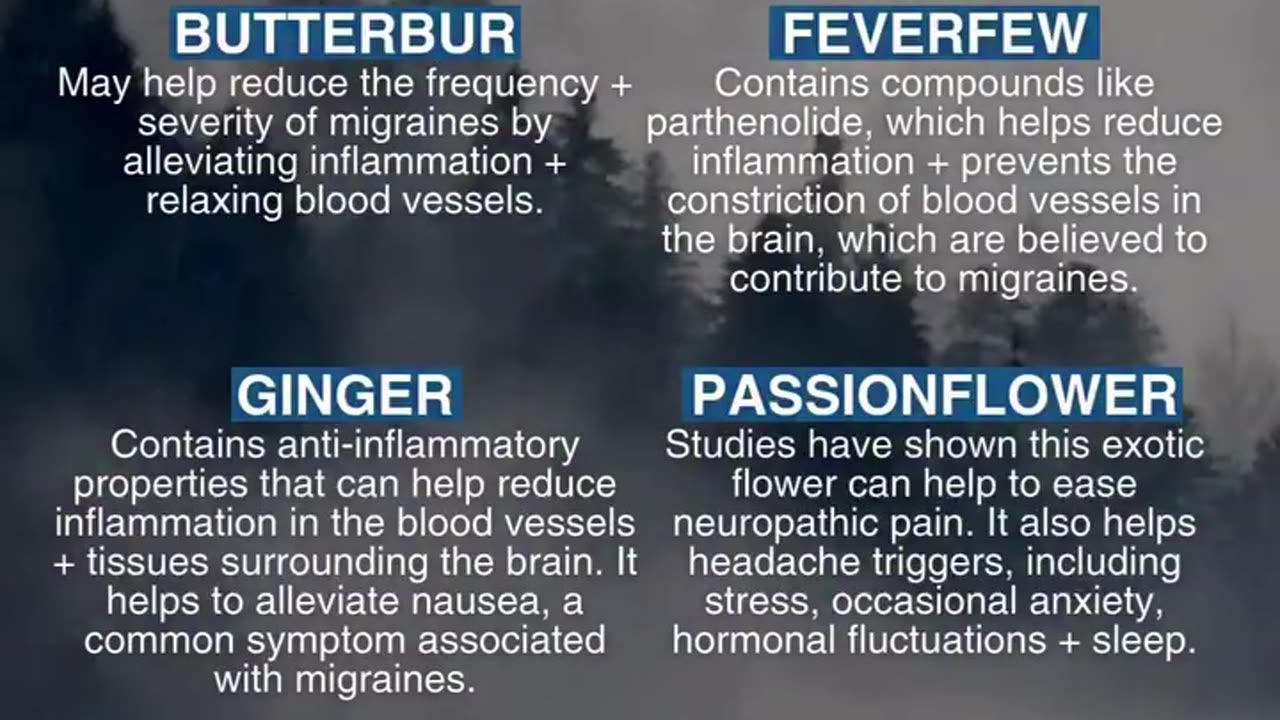 Herbs for easing migraines!