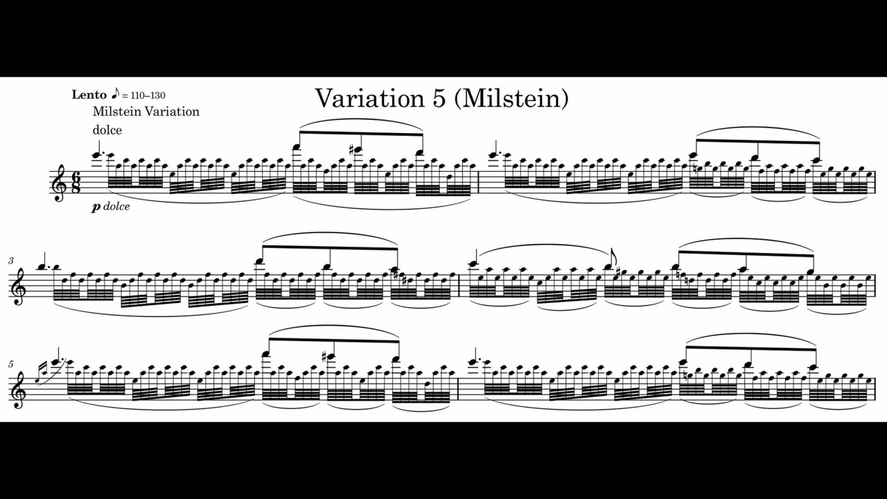 New (and old) Paganini Variations for Flute