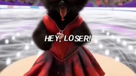 Cat not give up he try again and win