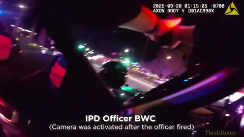 Newport Beach police video shows suspect firing at officers before being fatally shot