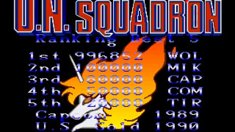 Amiga 500 Longplay - UN Squadron - EU