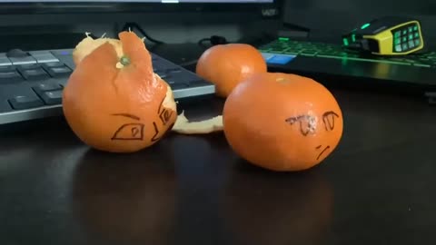 An Orange Film - A Stopmotion experiment (2020)