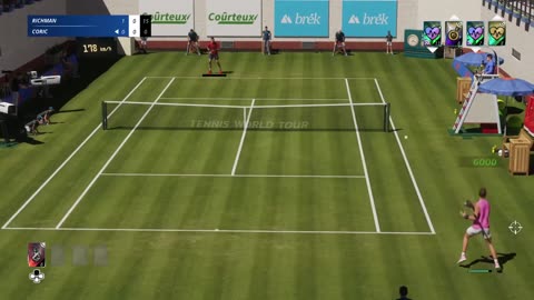 Tennis World Tour 2 Amazing 76 Strokes Rally
