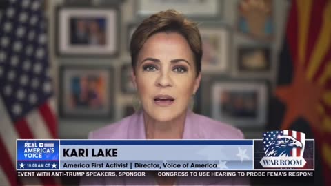 Kari Lake rages at Voice of America for publishing 'Trump with a swastika over his face'