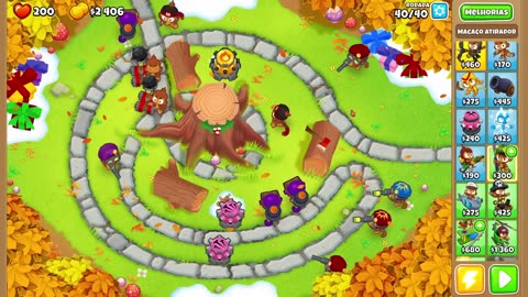 Bloons TD 6 Tree Hole Easy Round 40