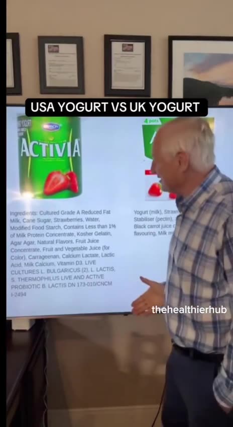 US yogurt Vs UK yogurt
