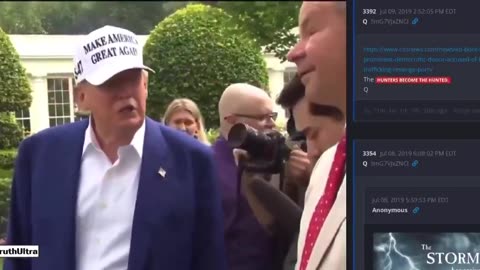 Did you hear what President Trump said? “I was the Hunted. Now I’m the HUNTER.” Q DROPS