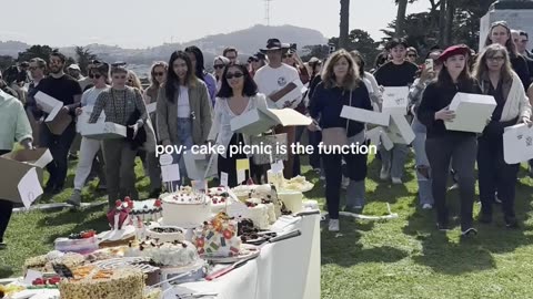 Everyone Brings Cakes to the Cake Picnic