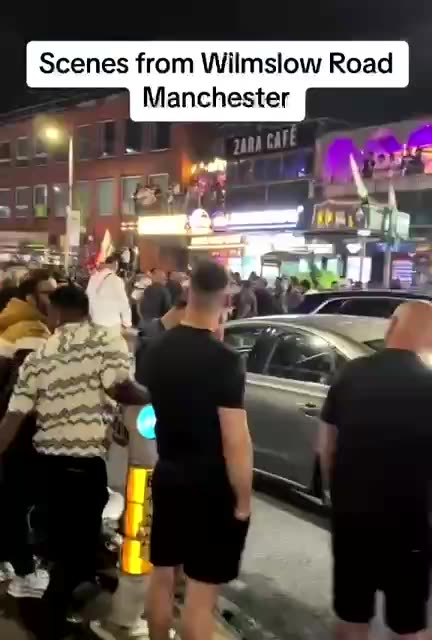 Обстановка на улицах британского Манчестера