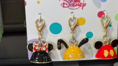 Disney Parks Mickey Minnie and Pluto Charm Set #shorts