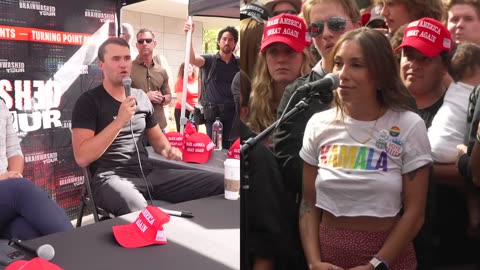 Charlie Kirk Refuses to Let Kamala Voter Spew Lies