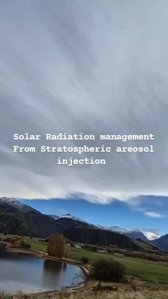 As here in Wanaka, New Zealand, the Sun is being blocked over all the world...