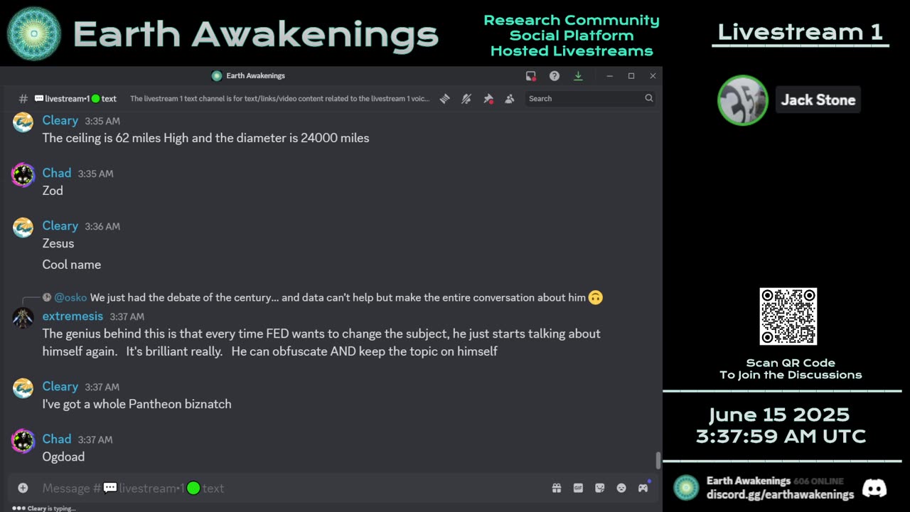 Earth Awakenings - Livestream 1 - #3230