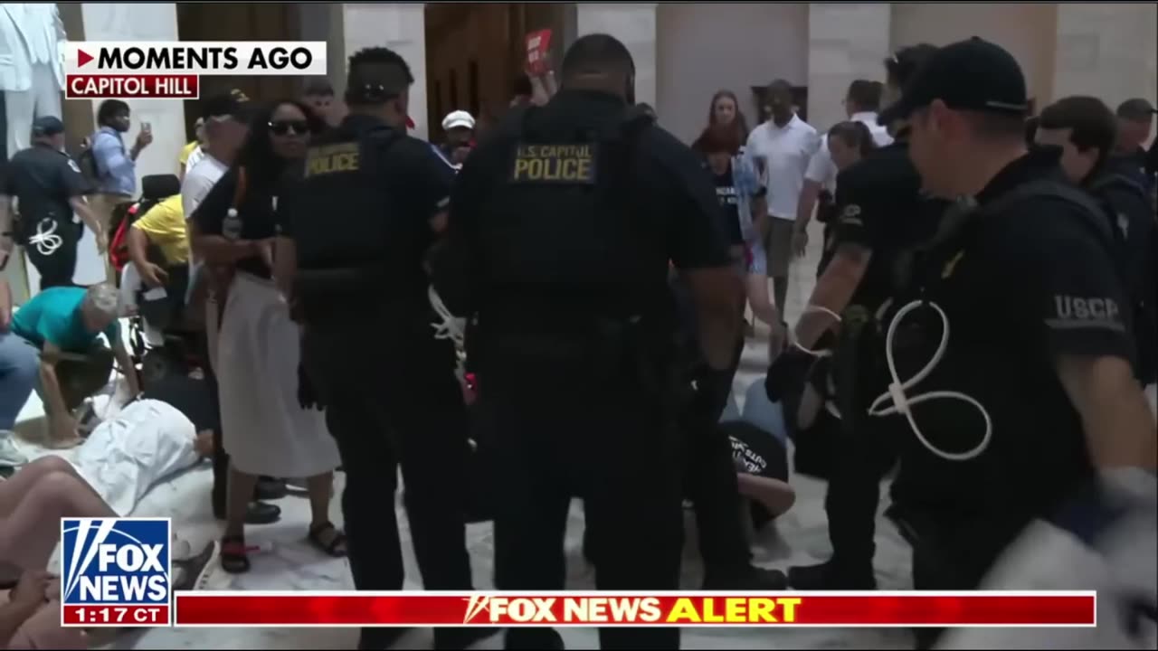 Protesters against the Big Beautiful Bill have been arrested after storming the capital