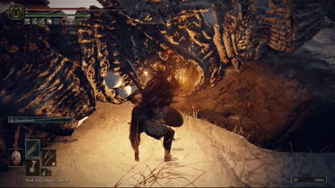 Elden Ring PC | Giant gets torched where it hurts most #shorts #short #eldenring #gaming