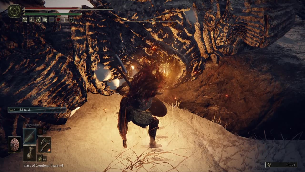 Elden Ring PC | Giant gets torched where it hurts most #shorts #short #eldenring #gaming