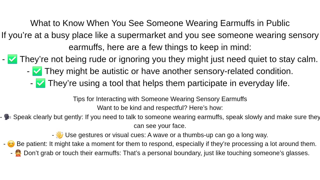 understanding sensory earmuffs and autism