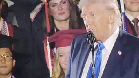 Trump Men N Girls Sports Crowd Goes Nuts Alabama Commencement Graduation