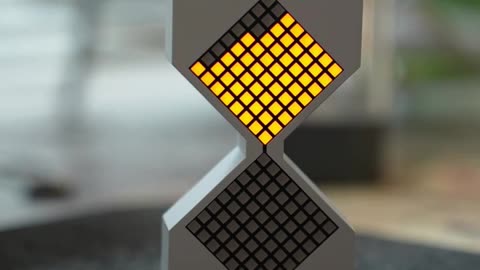 Electronic Hourglass with Gravity 