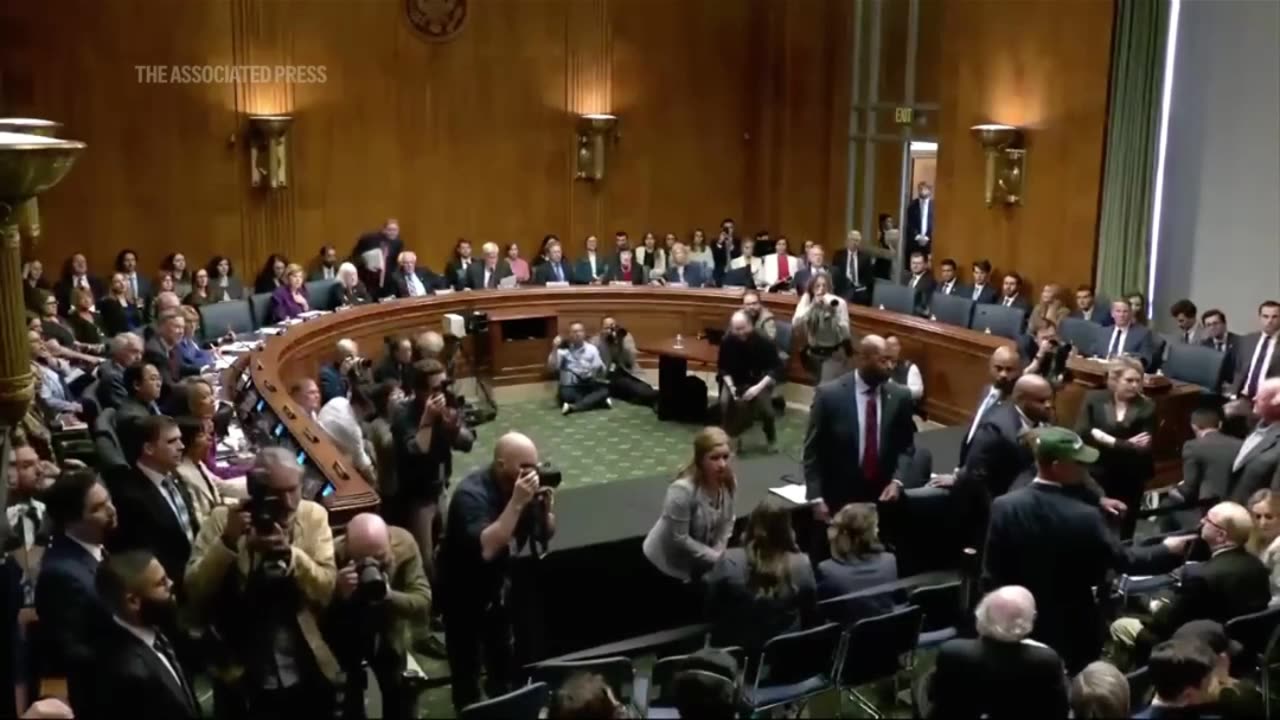 Chaos Erupts as Protesters Dragged Out During RFK Jr.'s Senate Testimony!