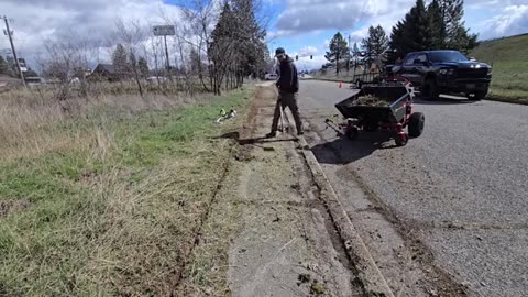 I Discovered A MOSS INFESTED Sidewalk And SCRAPED It Clean_part8