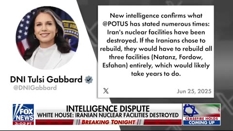 Trump boasts of the US's "fire and brimstone" strikes against Iran.