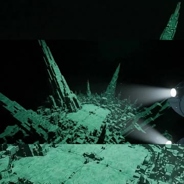 Into the Abyss: AI Blogger in a Forgotten City 🌊👁 #aiart #AI #Lovecraft #Horror #UnderwaterCity