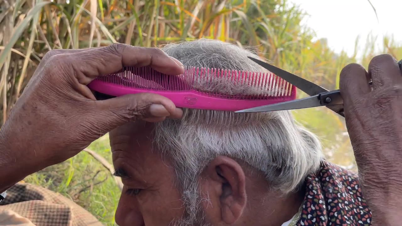 Asmr old men's haircut episode (1).
