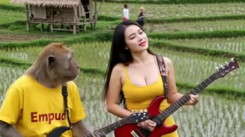 Monkey Playing
