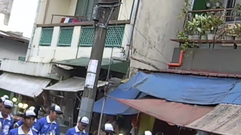 Festival Parade in Cainta, Rizal, Philippines