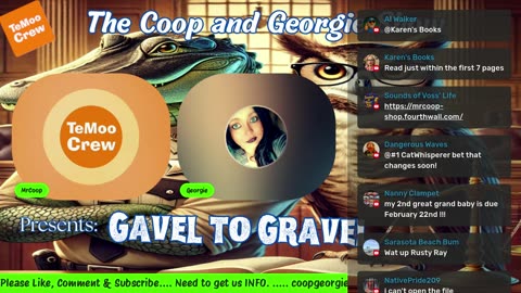 Thursday: Gavel To Gravel With MrCoop And Georgie @GeorgieslifeUnfiltered @veterannation1