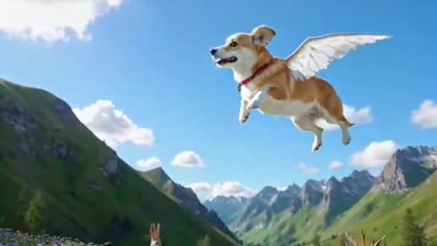 dog fly