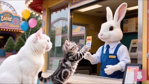 Mama Cat Works Hard to Make Kitten’s Dream Excavator Toy Come True 💖🚧 A Heartwarming Story