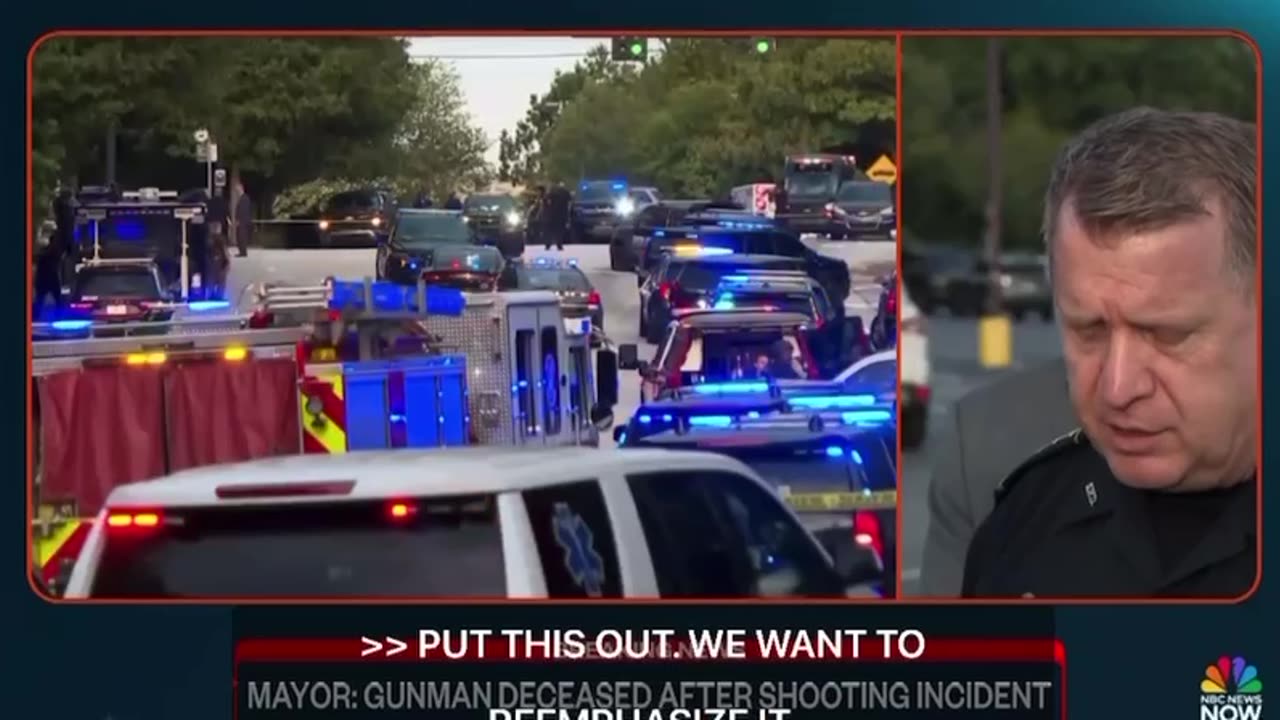 A man opened fire outside the headquarters of the U.S. CDC in Atlanta on Friday.