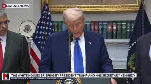 The White House | Briefing President Donald J. Trump and HHS Secretary Robert F. Kennedy Jr. [LIVE]