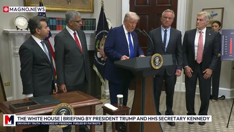 The White House | Briefing President Donald J. Trump and HHS Secretary Robert F. Kennedy Jr. [LIVE]